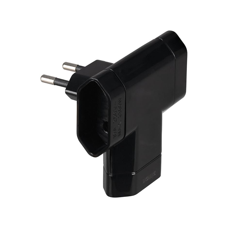 Adaptador compacto de 3 tomas extra para espacios reducidos