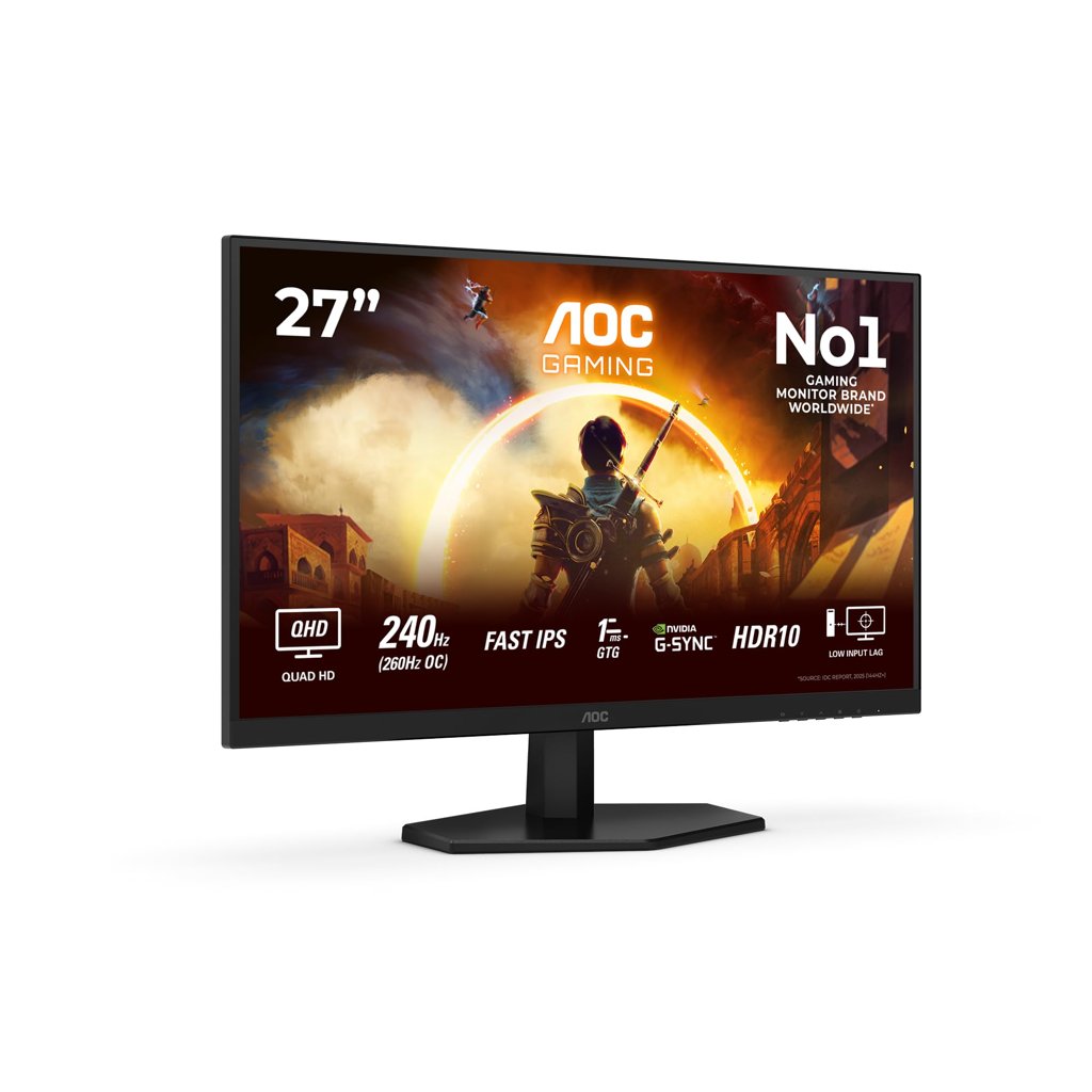 Monitor gaming AOC 27" 260Hz QHD rebajado a 120€