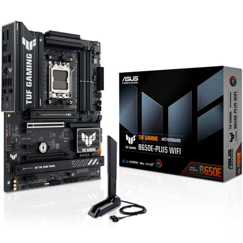 ASUS TUF Gaming B650E-PLUS WIFI: potencia AM5 con PCIe 5.0 y DDR5