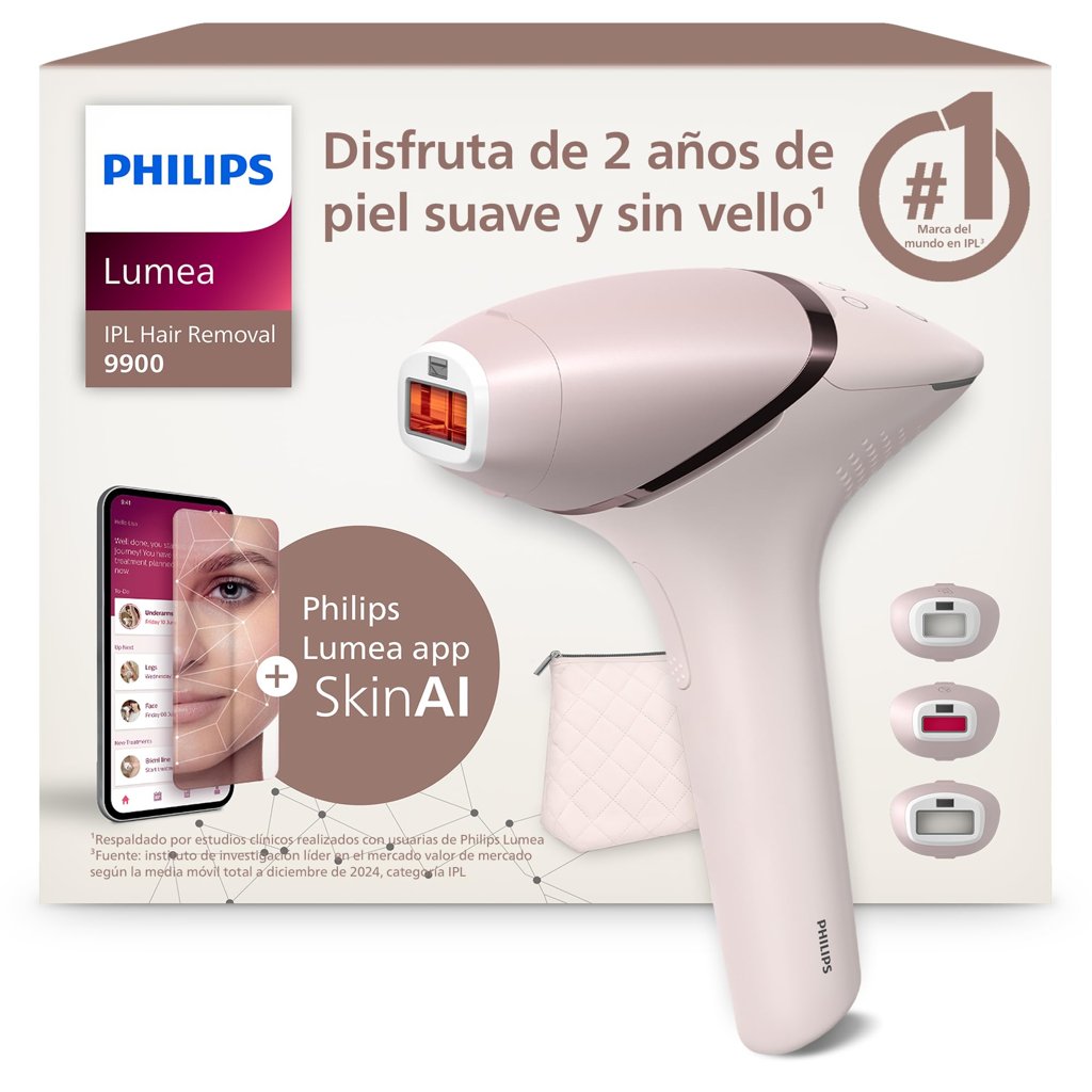 Luce una piel suave con Philips Lumea 9900: depilación IPL