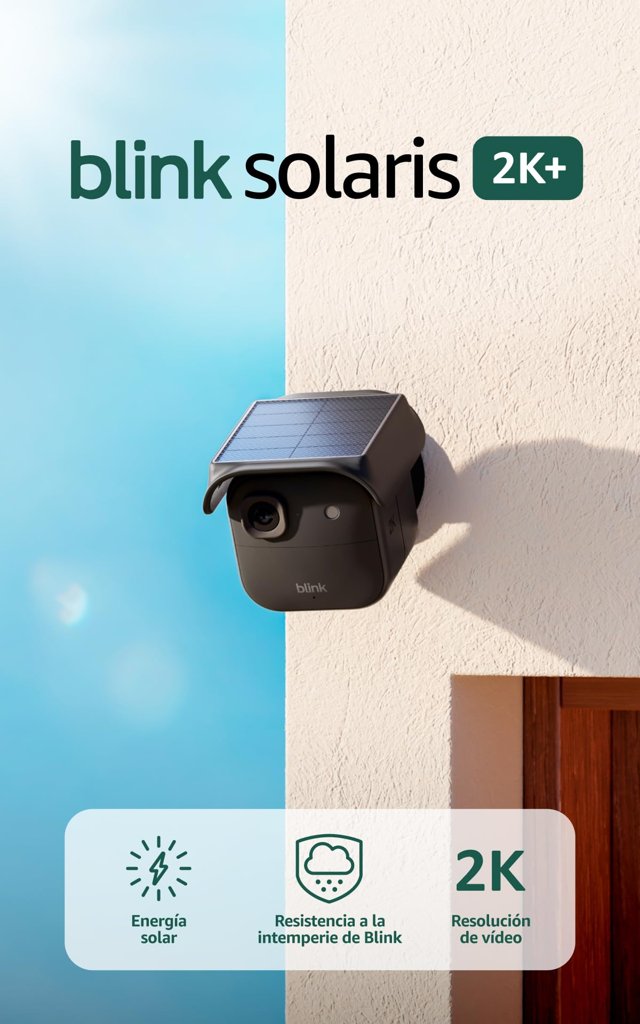 Captura tus aventuras con la cámara solar Blink Solaris