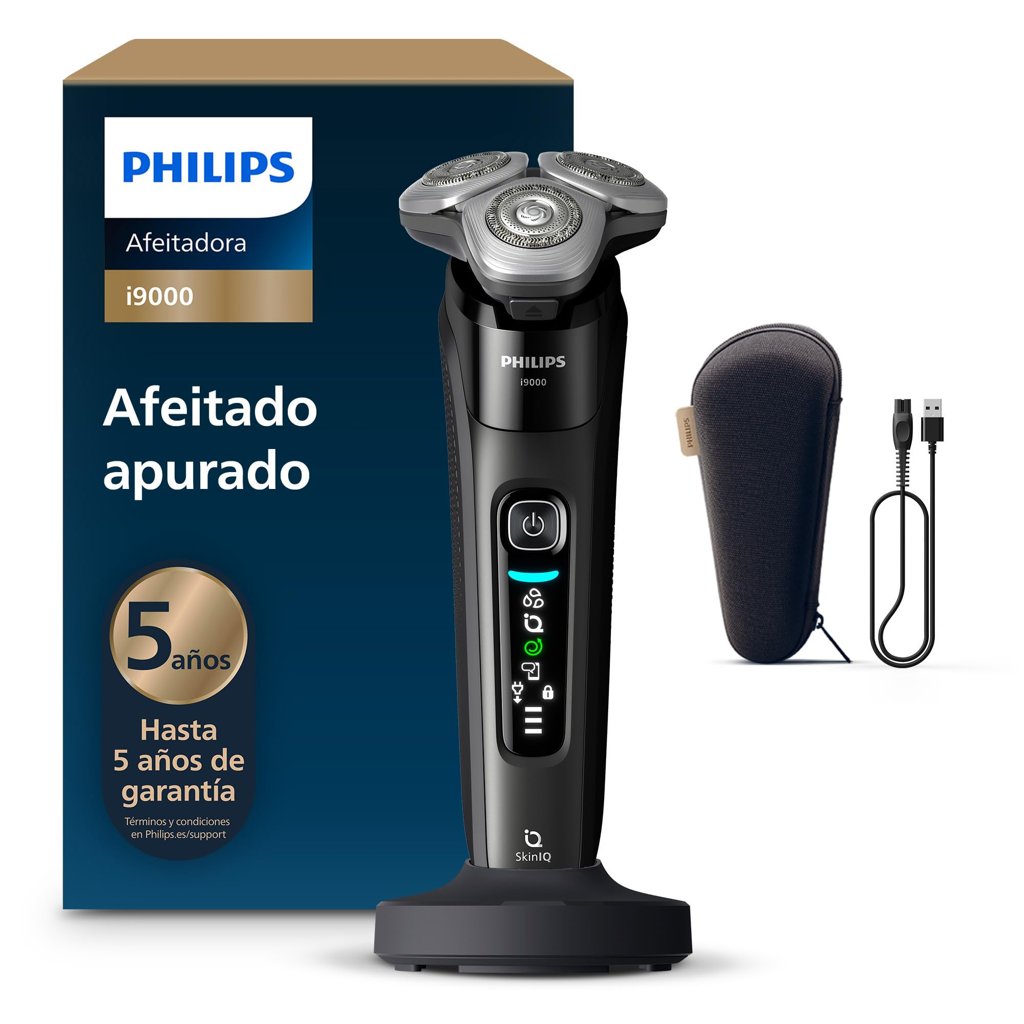 Afeitadora Philips i9000 X9000/10 con SkinIQ, afeitado perfecto