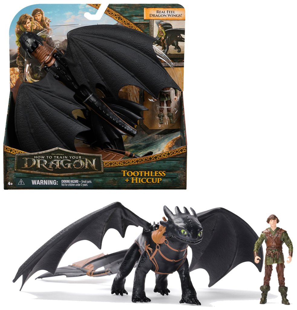 Pack de figuras articuladas de dragón y vikingo – ¡Aventuras épicas!