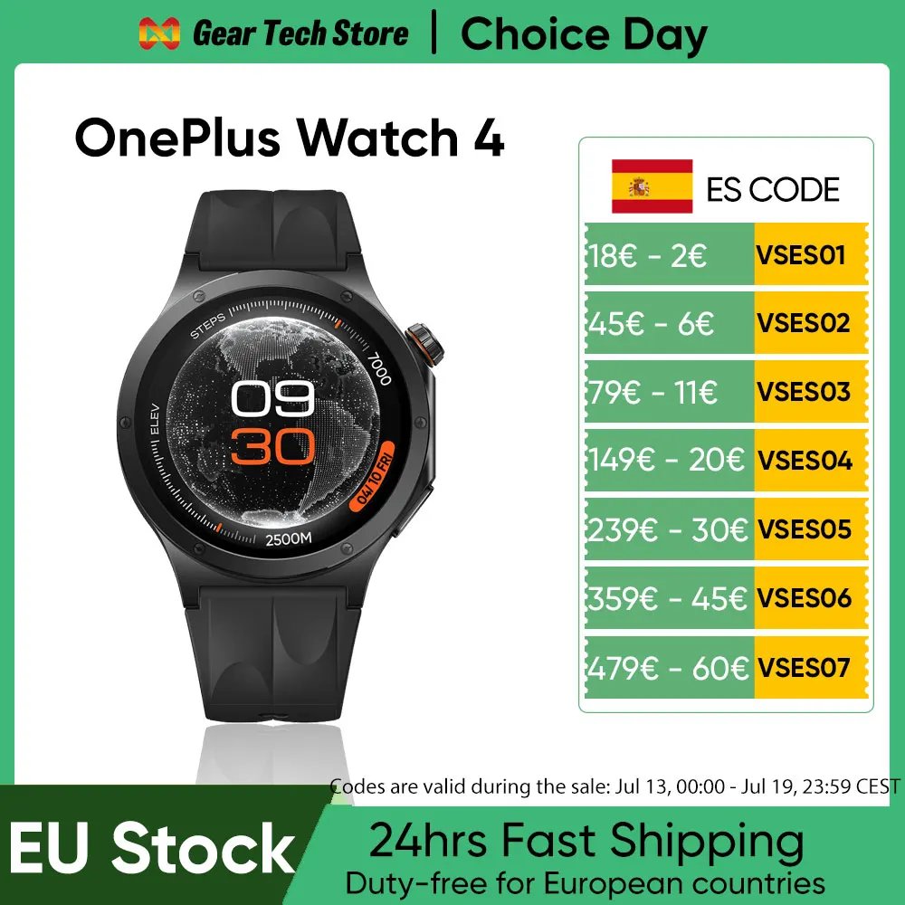 OnePlus Watch 4, ¡revoluciona tu ritmo!
