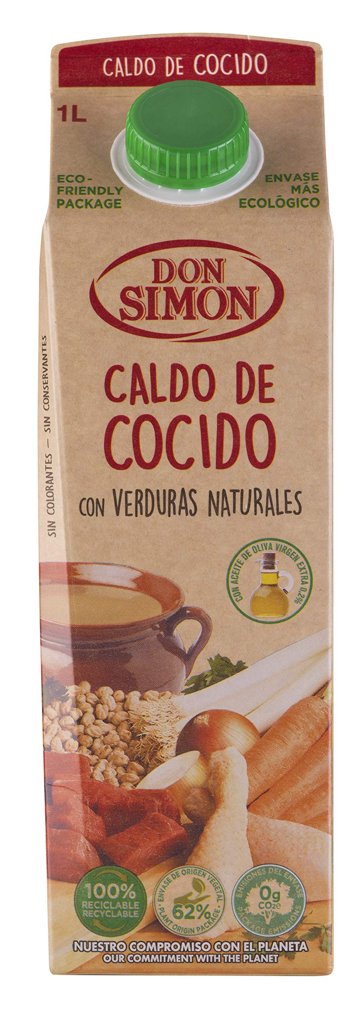 Caldo de Cocido Don Simón 1L a precio de locura