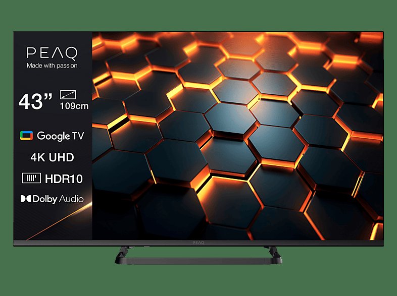 Televisor 43" 4K con Google TV a precio mínimo