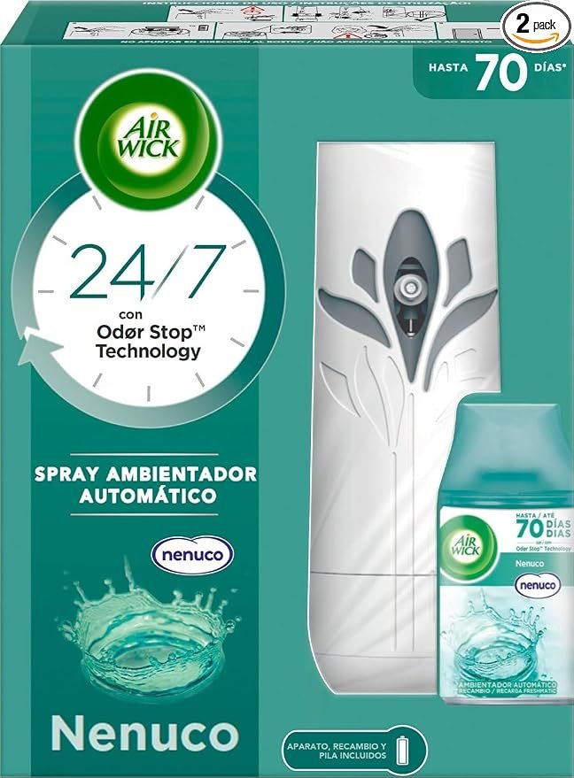 Air Wick Freshmatic: aroma a Nenuco con recambio incluido