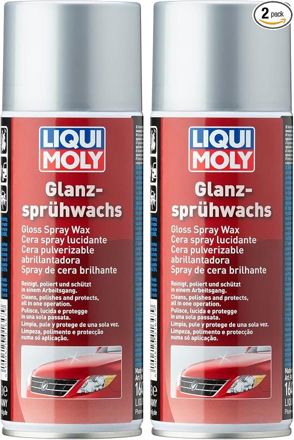 Liqui Moly Cera Abrillantadora en Spray – Pack 2 de 400 ml