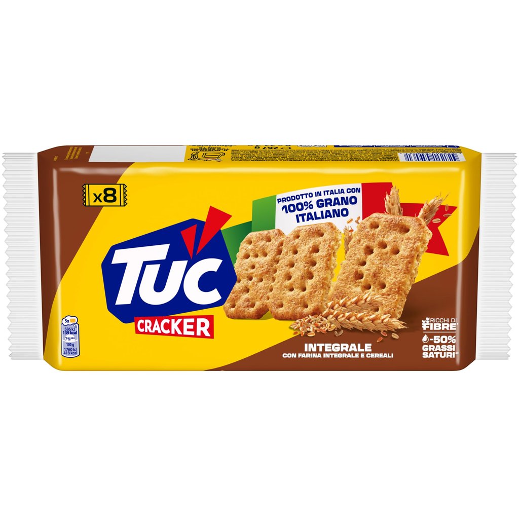 Crackers integrales crujientes
