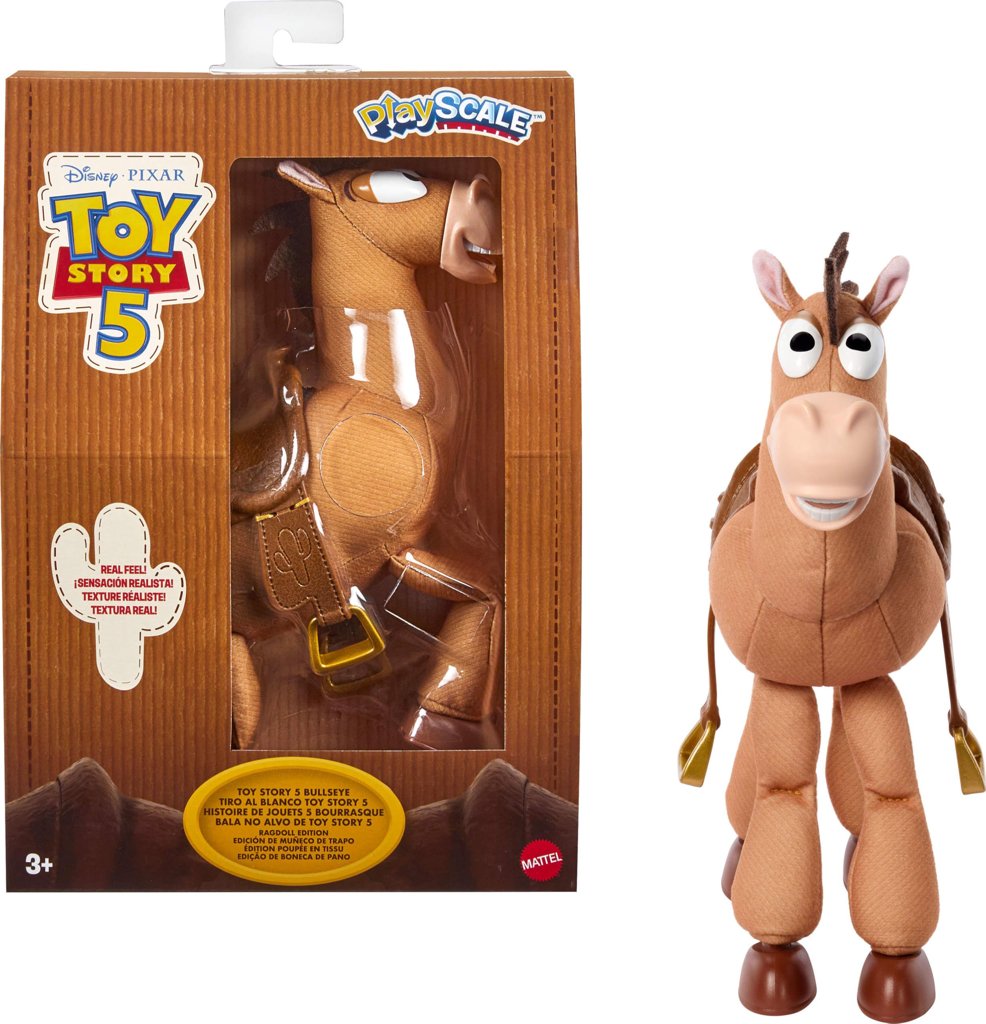 Bullseye de Toy Story 5, el tierno muñeco de trapo de Disney y Pixar
