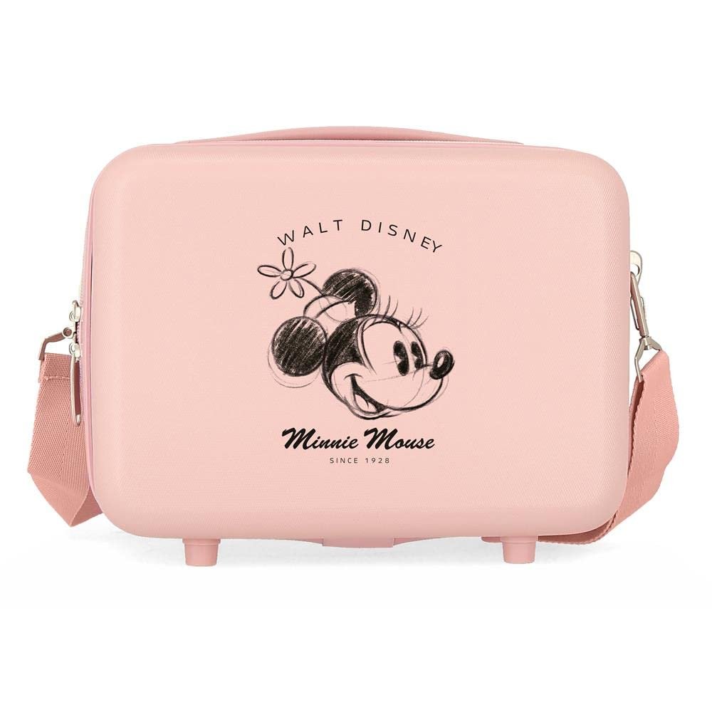 Neceser Disney Minnie 'You Are Magic' en tono nude
