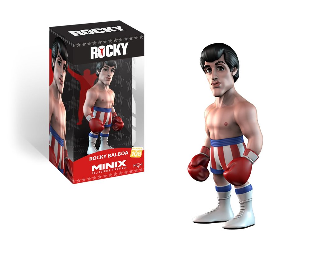 MINIX - Figura de Rocky IV Coleccionables de 12 cm para Exhibición, Idea de Regalo para Niños Y Adultos, Colec