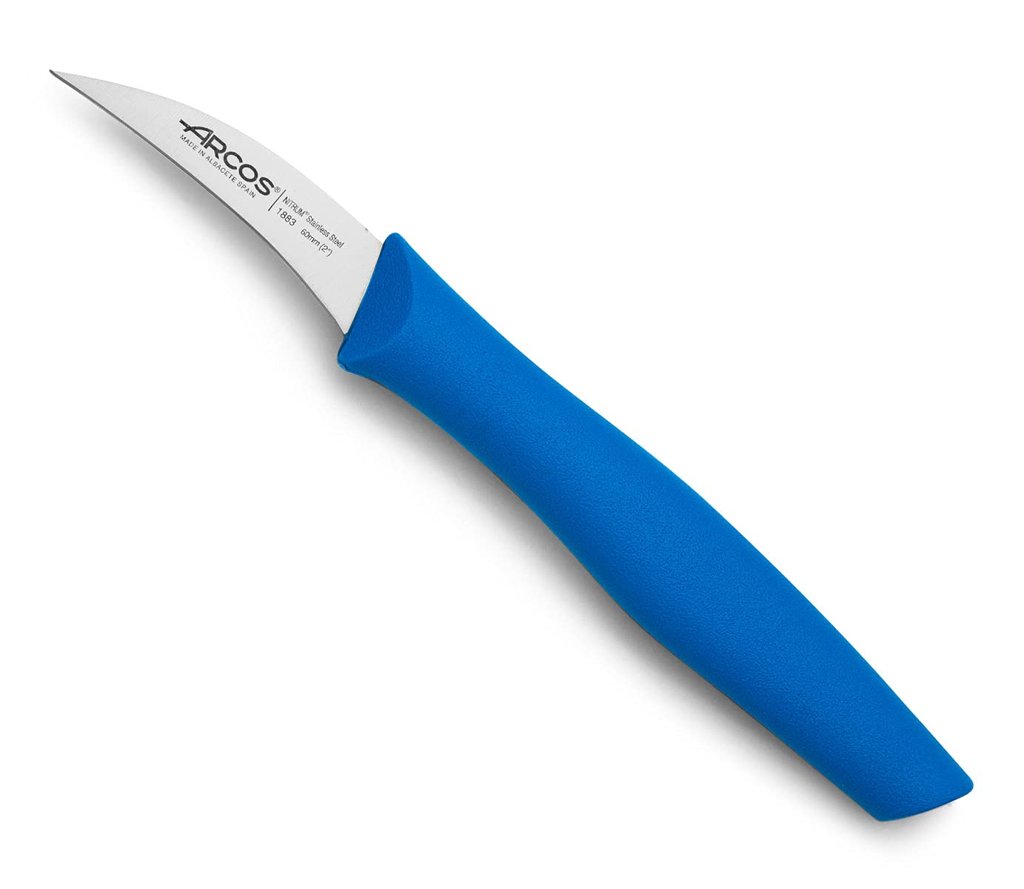 Arcos Cuchillo Pelador Acero Inoxidable. Cuchillo Cocina Profesional para Cortar, Pelar y Limpiar Alimentos. M