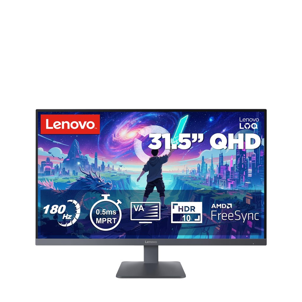 Monitor Lenovo LOQ 32” QHD 180Hz con HDR10 y FreeSync