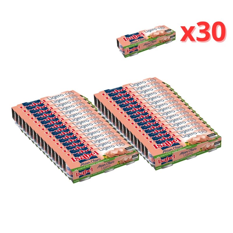Pack familiar de atún Isabel: 90 latas al mejor precio