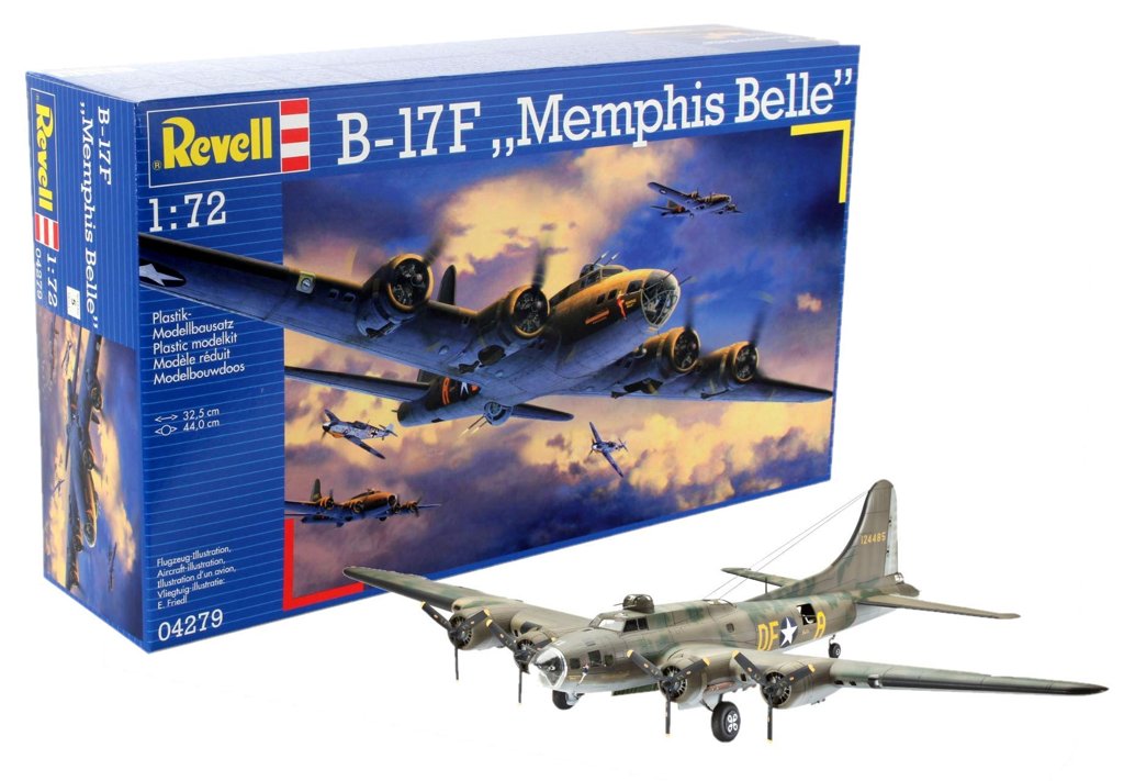 Construye el legendario B‑17F Memphis Belle a escala 1:72