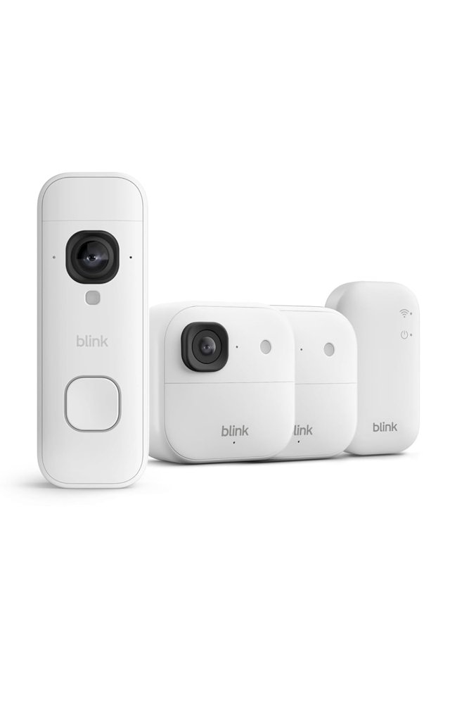 Kit de seguridad 2K Blink: cámara exterior + timbre con video