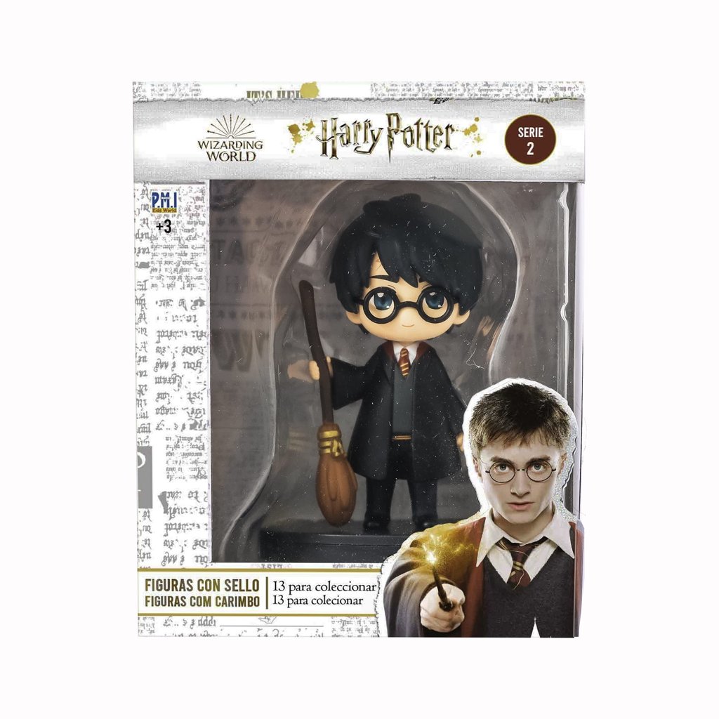 Figurita de Harry Potter 8 cm con peana y sello de edición limitada