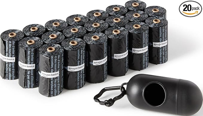Pack de 300 bolsas para desechos caninos con dispensador
