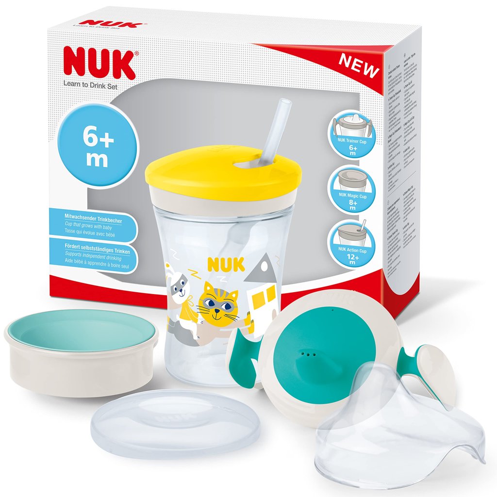 Aprende a beber sin lágrimas con el vaso mágico NUK