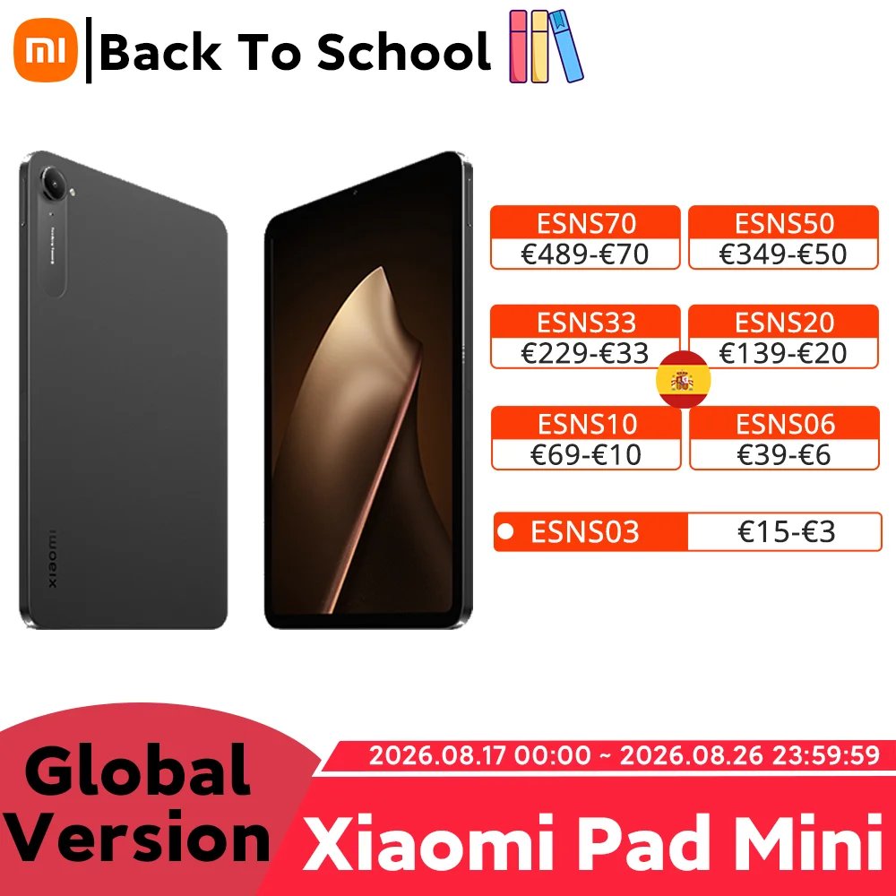 Tablet Xiaomi Pad Mini 8/256 GB con pantalla 165 Hz