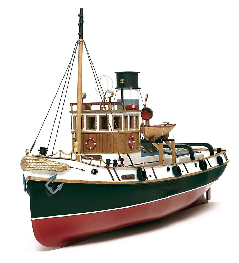 Kit de modelismo Ulises Remolcador Oceánico 1:30 – ¡Construye tu propio barco!