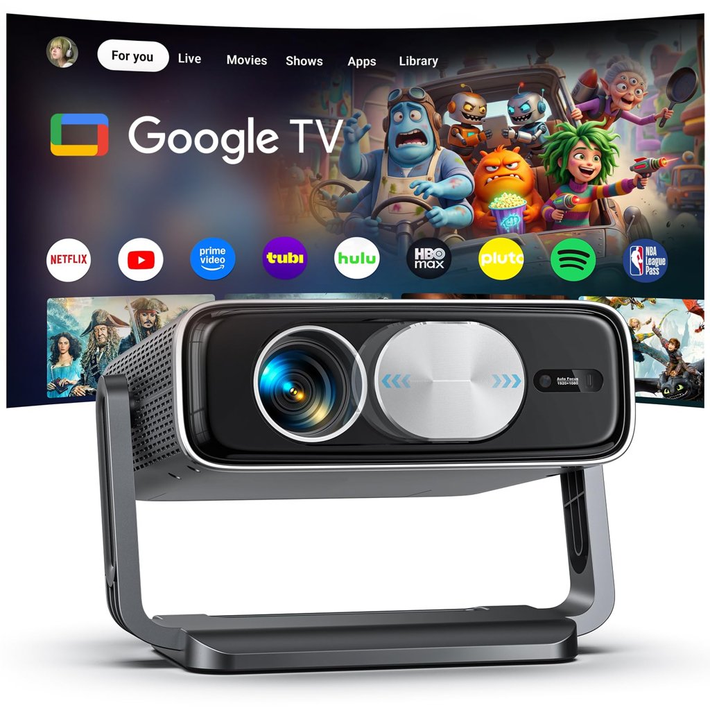 Disfruta del cine en casa con el proyector 108p y Google TV