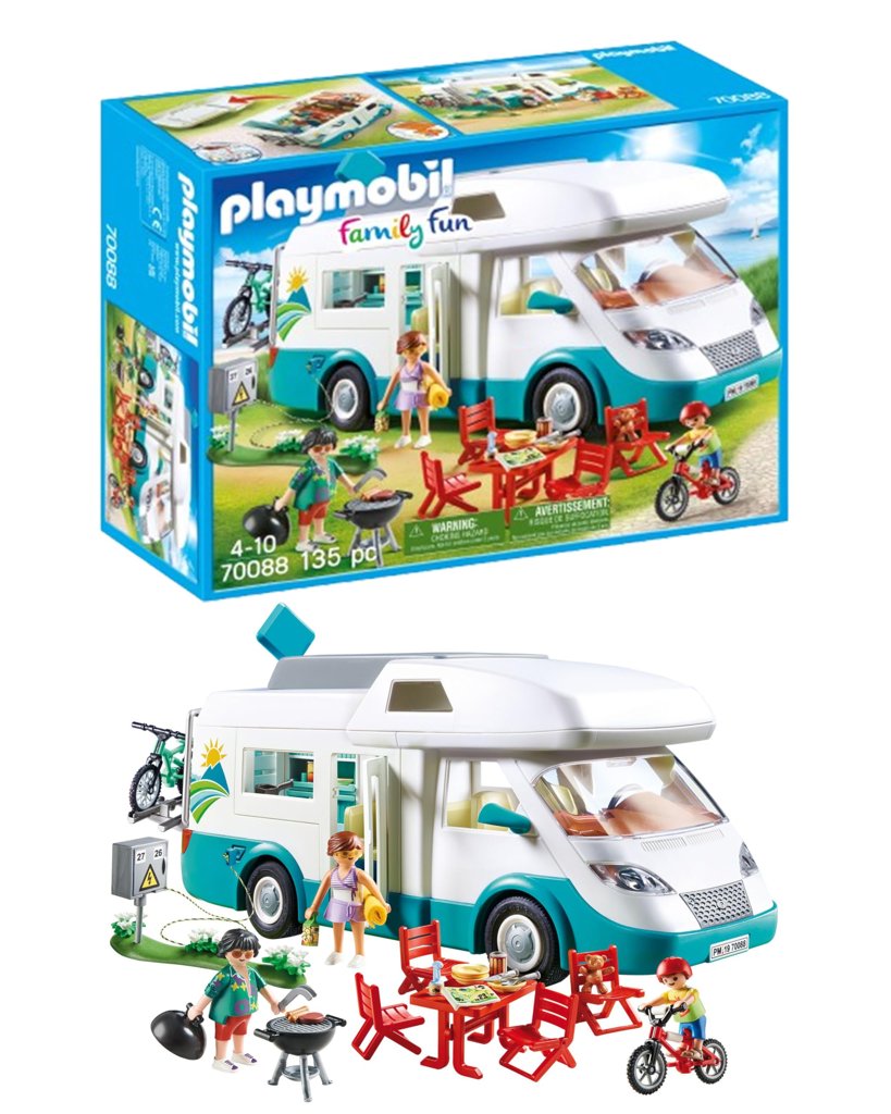 Aventura de verano con la caravana PLAYMOBIL Family Fun 70088