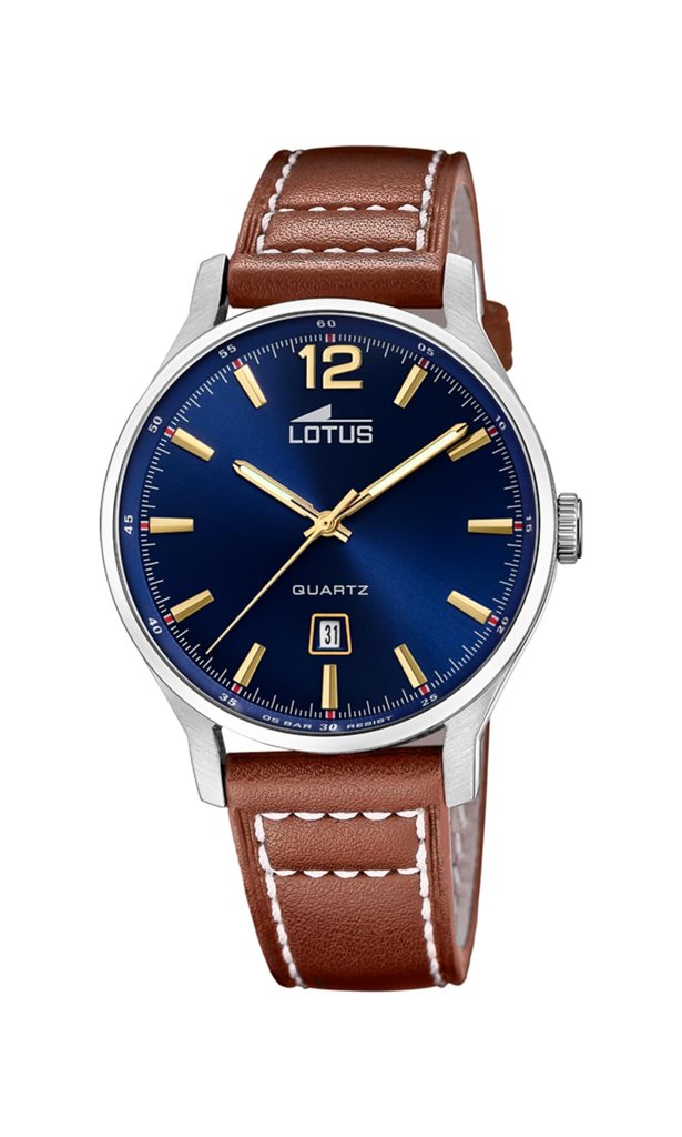 Reloj clásico de acero y cuero para hombre – estilo atemporal