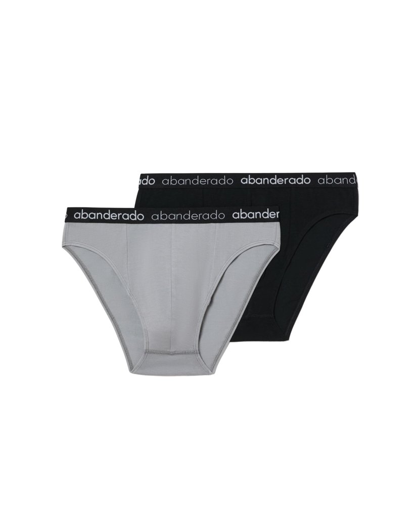 Pack 2 calzoncillos slip de algodón con elasticidad, súper cómodos