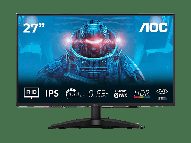 Monitor gaming AOC 27" Full HD 144 Hz por 79,90€