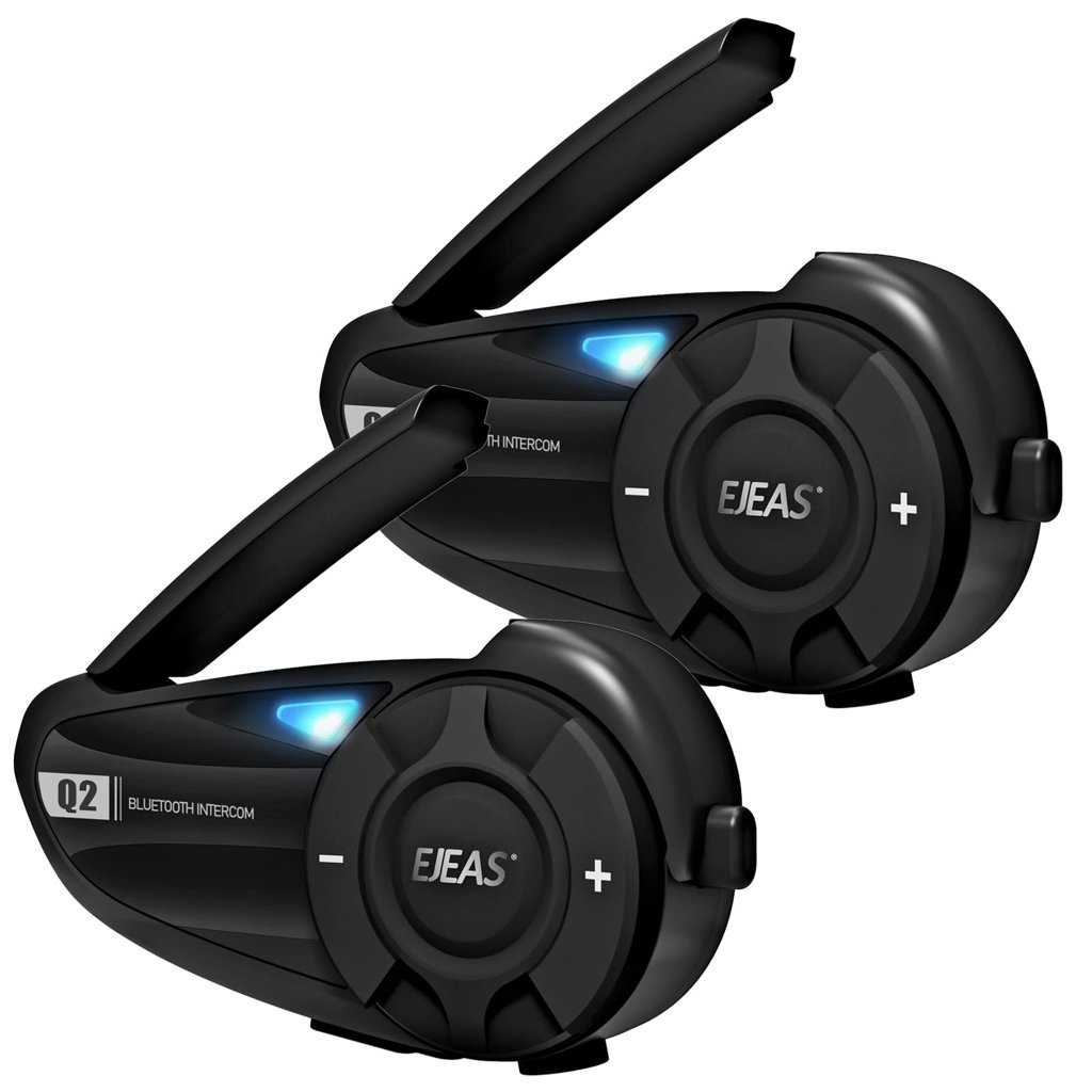 Intercomunicador doble EJEAS Q2 para casco: habla sin límites