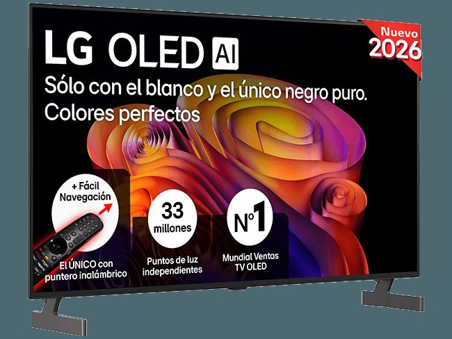 Pantalla OLED de 48'' de LG con colores vibrantes y contraste perfecto