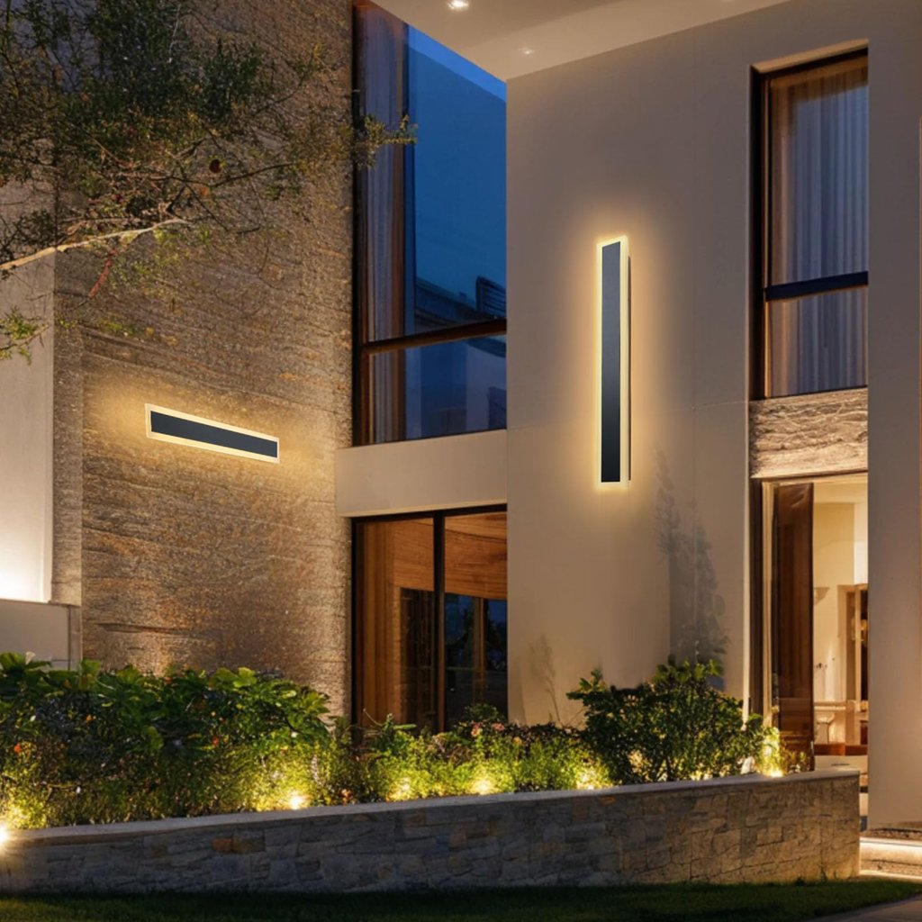 Aplique LED VEVOR 60 cm para exterior – luz cálida y resistente al agua