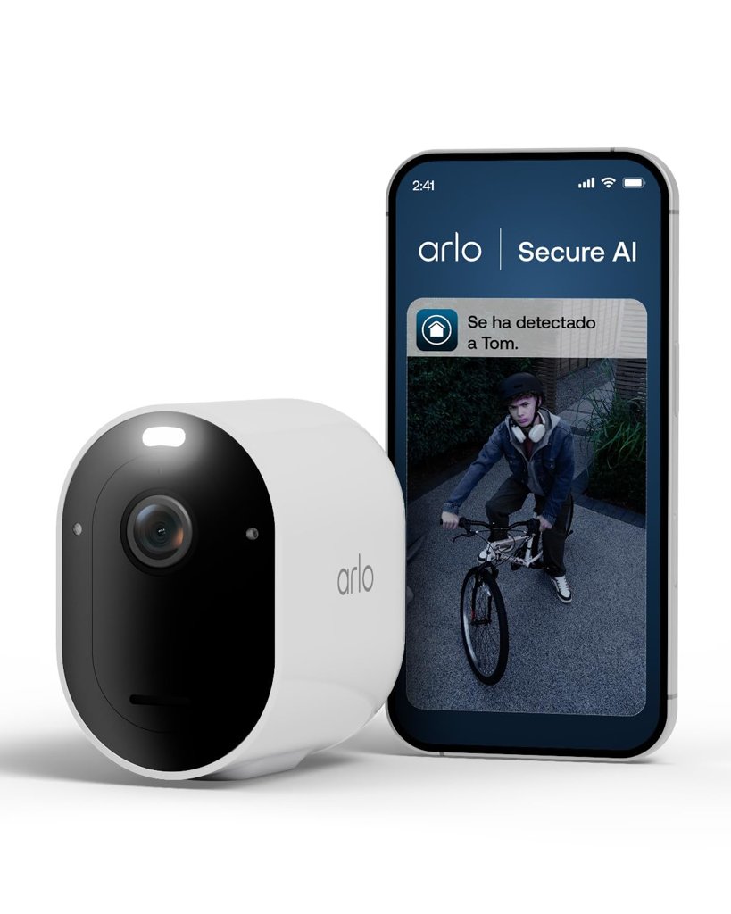 Arlo Pro 6: cámara 2K HDR con visión nocturna en color y IA