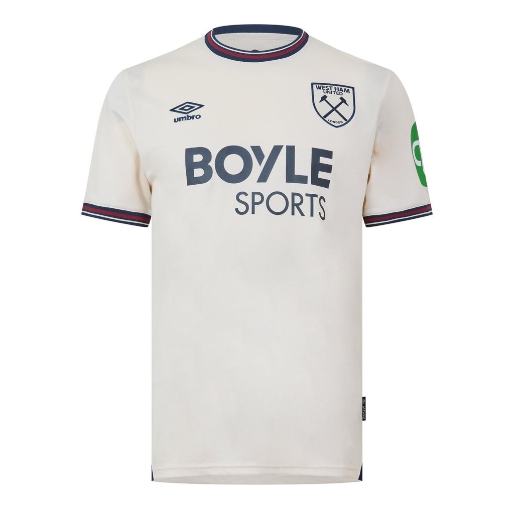 Camiseta oficial de West Ham 2025/26 de Umbro con 79% de descuento