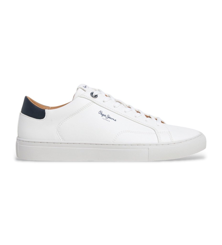 Zapatillas Blanco Pepe Jeans Joe Basic (Hombre) | Muchas Tallas