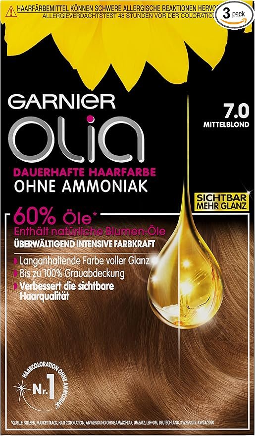 Garnier Olia Coloración 3 en 1: 3 unidades al mejor precio