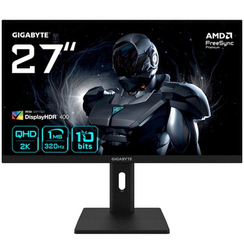 Monitor Gigabyte G27Q3 27” QHD 2K con 320 Hz y 1 ms
