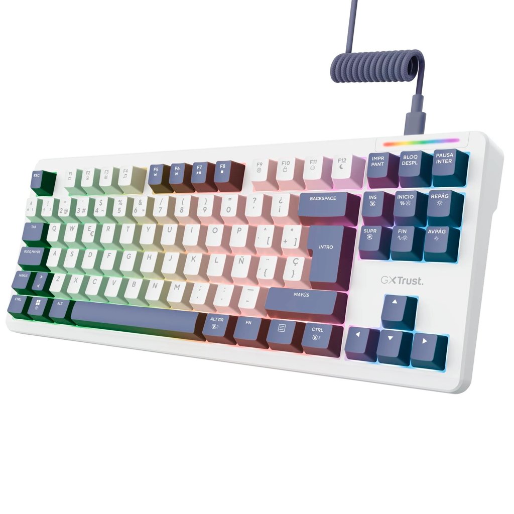 Teclado mecánico GXTrust Xyra TKL con RGB y hot‑swap - oferta limitada