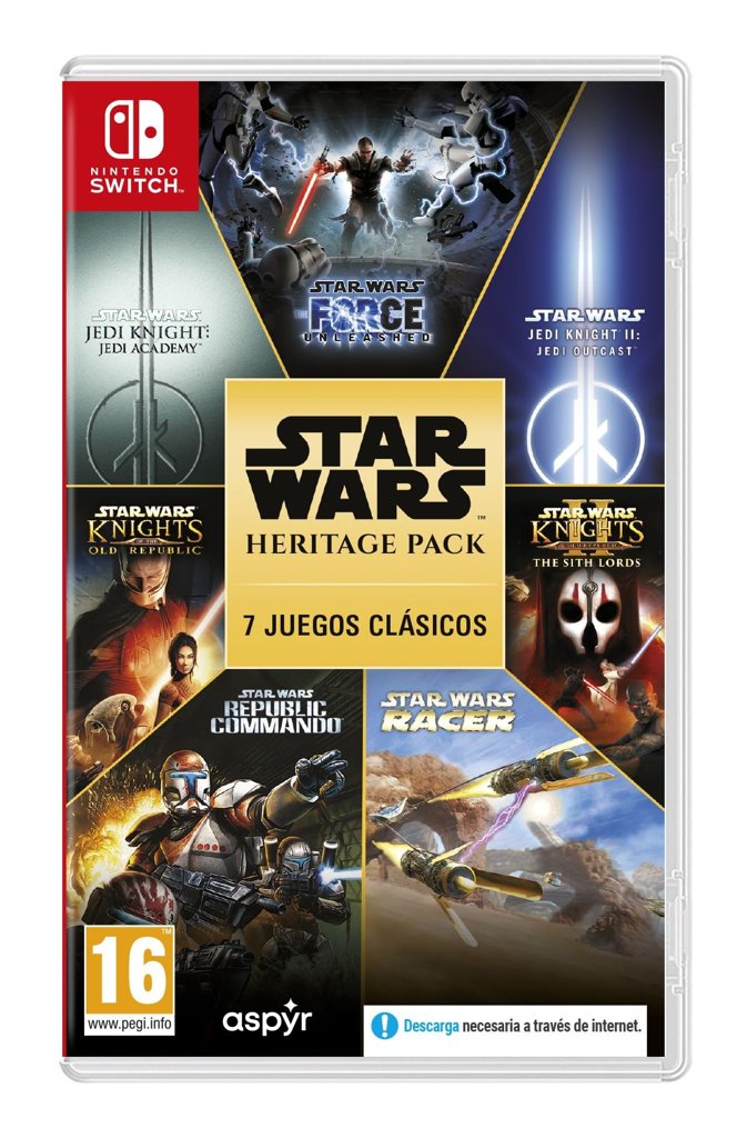 Star Wars Heritage Pack para Switch: 7 juegos épicos