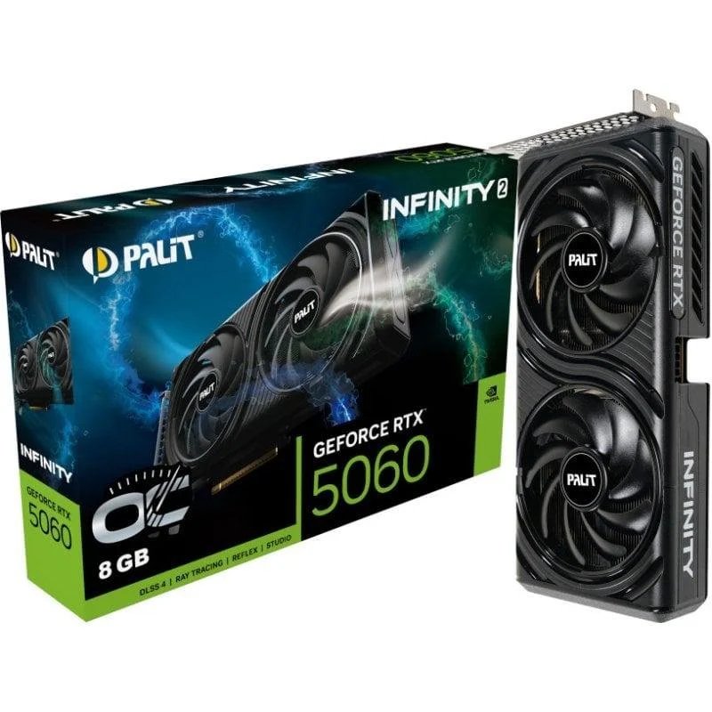 Tarjeta gráfica Palit RTX 5060 8 GB GDDR7 recondicionada – gran rendimiento