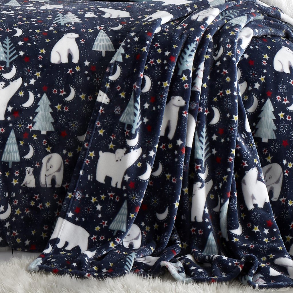 Manta polar Fusion con estampado Noche Estrellada – ¡Calor y estilo!