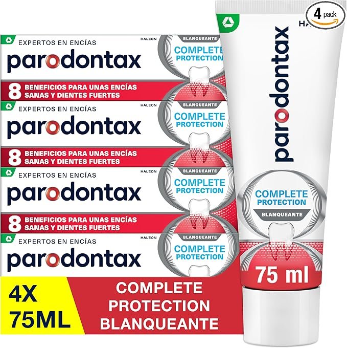 Parodontax Complete Protection Blanqueante – Pack 4 tubos