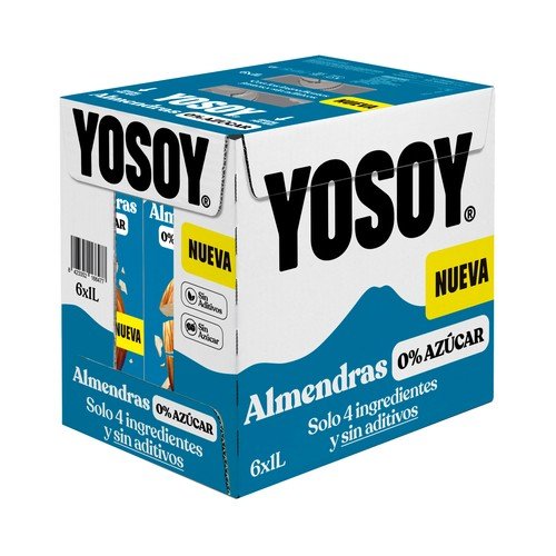 YOSOY Almendras sin azúcar: 6 litros al mejor precio