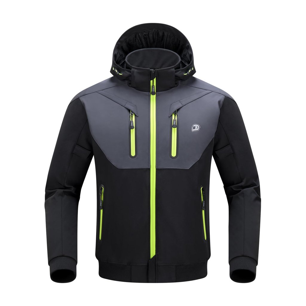 Chaqueta de Moto de Invierno Borleni con Protectores CE y Forro Desmontable