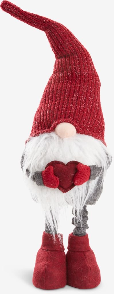 Duende de Navidad rojo de 95 cm – toque festivo para tu hogar