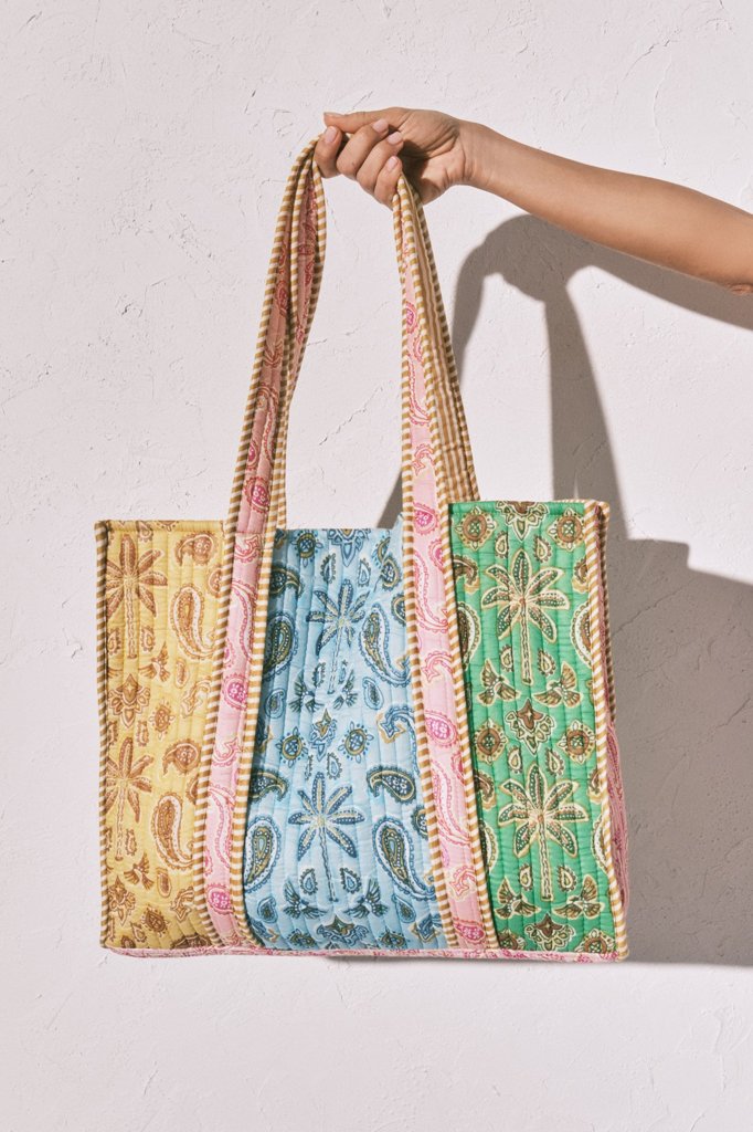 Bolso grande estampado