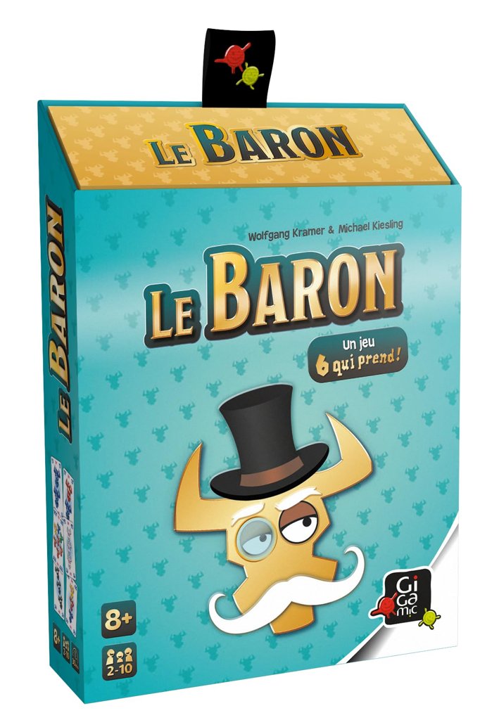 Gigamic - El Barón - Un Juego Seis Que Lleva - Juego de Cartas para Toda la Familia con más giros y diversión