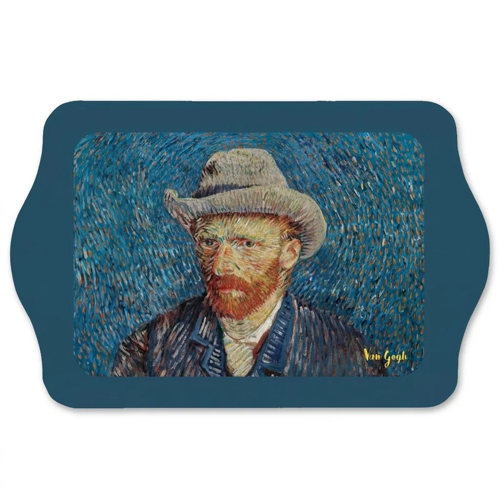 Bandeja metálica Van Gogh: arte y utilidad en tu salón